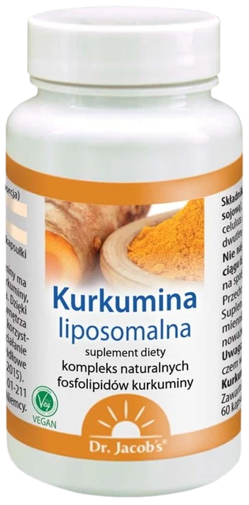 Dr Jacobs | Kurkumina liposomalna (fosfolipidy) 60 kapsułek