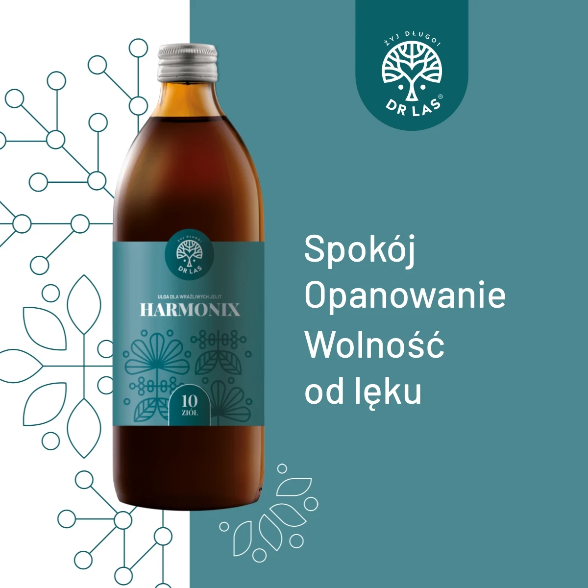 Dr Las | Harmonix 10 ziół 500ml