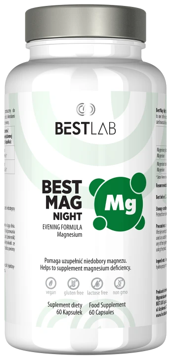 BESTLAB | BestMag NIGHT 60 kapsułek