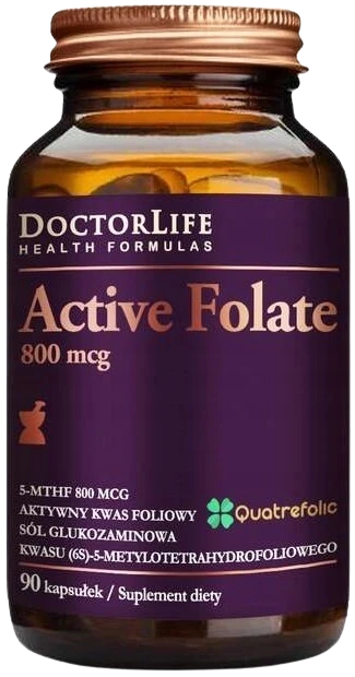 Doctor Life | Active Folate 90 kapsułek