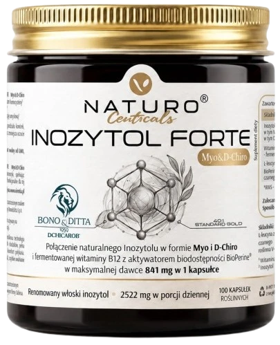 Virentia | Inozytol forte Myo&D-Chiro 100 kapsułek