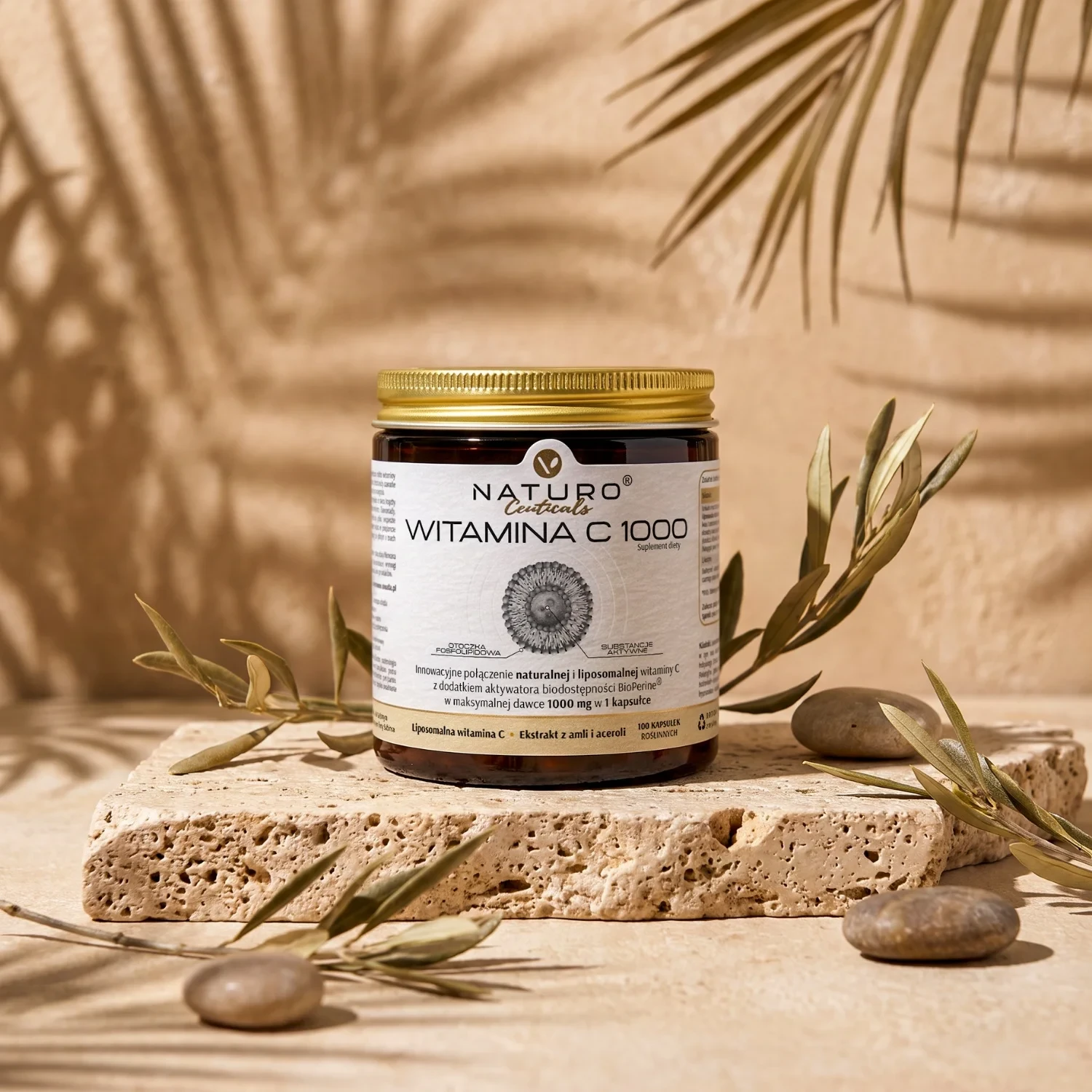 Virentia | Naturoceuticals Witamina C 1000 liposomalna Acerola Amla 100 kapsułek