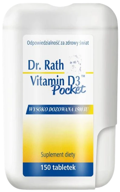 Dr Rath | Witamina D3™ Pocket 150 tabletek